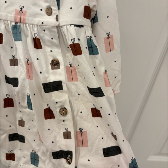 Viverano Presents Side Button Baby Dress + Bloomer (Organic Jersey) - Picture 5 of 8